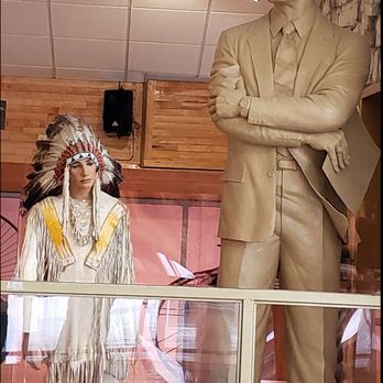Creation Evidence Museum - Tom Landry is absolutely an icon! However I'm not sure how this statue expands on the "Creationism" idea of the museum. - Museums Near Me - Glen Rose, Texas
