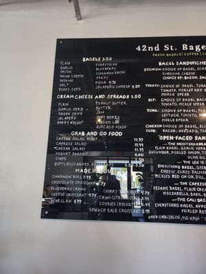 Menu photo 4 42nd Street Bagel Cafe Upland, CA