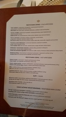 Menu photo 3 Belvedere Warsaw, MZ
