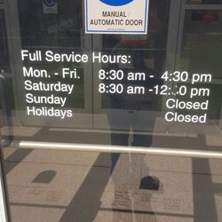 US Post Office - Worst service hours possible.
