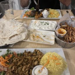 Chicken shawarma plate Chicken shawarma plate
