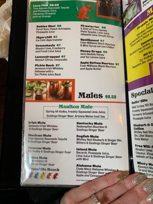 Menu photo 4 Armadillo Ranch Manitou Springs, CO