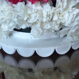 Missing flowers in a birthday arrangement