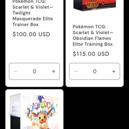 $60 boxes going for $100+ $60 boxes going for $100+