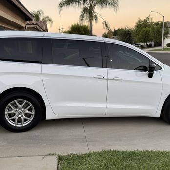 All Shade Glass Tinting - 2024 Chrysler Pacifica minivan done today at All Shade. - Car Window Tinting Near Me - Corona, California All Shade Glass Tinting - 2024 Chrysler Pacifica minivan done today at All Shade. - Car Window Tinting Near Me - Corona, California