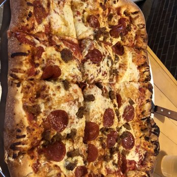 Dough Co Pizza - Meatball and pepperoni Sicilian pizza - Pizza Near Me - Des Moines, Iowa Dough Co Pizza - Meatball and pepperoni Sicilian pizza - Pizza Near Me - Des Moines, Iowa