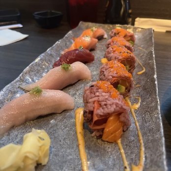 Harumi - 5 nigiri and Crazy Roll Combo - Japanese Near Me - Phoenix, Arizona Harumi - 5 nigiri and Crazy Roll Combo - Japanese Near Me - Phoenix, Arizona