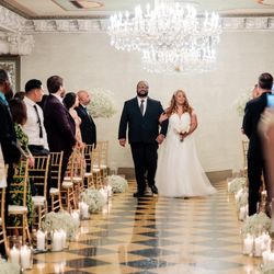 Organic Elements - My brother walking me down the aisle (our father passed away)