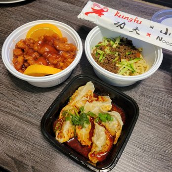 Kungfu Noodles - Orange chicken, Dan Dan Noodles, and hot chili dumplings. - Chinese Near Me - Chandler, Arizona Kungfu Noodles - Orange chicken, Dan Dan Noodles, and hot chili dumplings. - Chinese Near Me - Chandler, Arizona