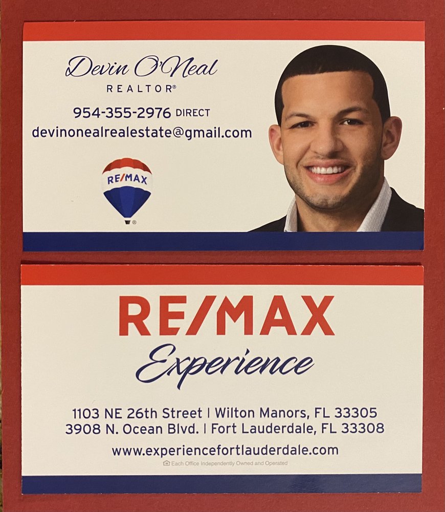 DEVIN O’NEAL REMAX EXPERIENCE Updated July 2024 Contact Agent
