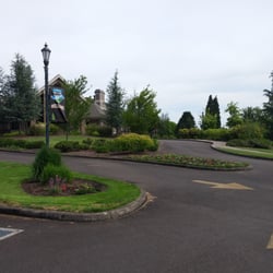 Albany Golf & Event Center - View of the main building from the parking lot.