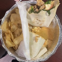 Vodka chicken wrap