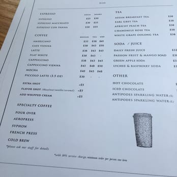 Ethos - Menu - Italian Near Me - Hong Kong, HK