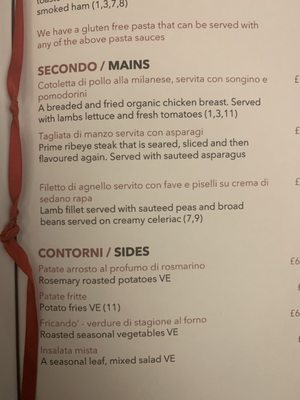 Menu photo 4 Rosso London, XGL