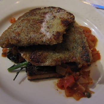 Metropolis - RW Herb Crusted Trout, Crisped Anson Mills Polenta, Broccoli Rabe & Sauce Romana 3/2012 - New American Near Me - Boston, Massachusetts Metropolis - RW Herb Crusted Trout, Crisped Anson Mills Polenta, Broccoli Rabe & Sauce Romana 3/2012 - New American Near Me - Boston, Massachusetts