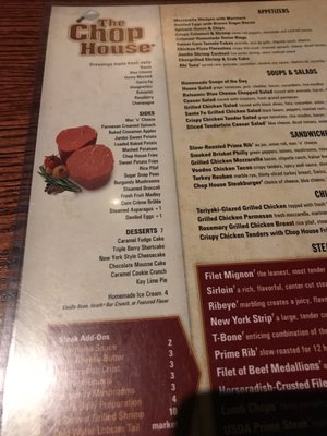 Menu photo 8 The Chop House Hendersonville, TN