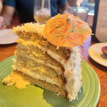 Hula's Island Grill - Coconut cake - Asian Fusion Near Me - Monterey, California Hula's Island Grill - Coconut cake - Asian Fusion Near Me - Monterey, California