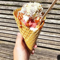 Wilhelmsburger Eisdealer - Himbeer-Vanille und Bounty