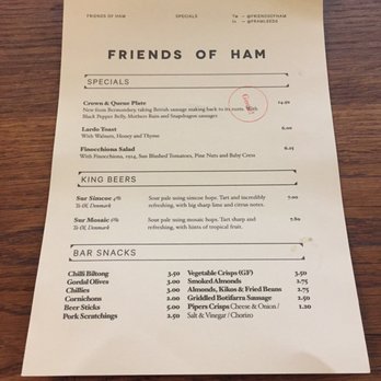 Friends of Ham - Bars Near Me - Leeds, XWY