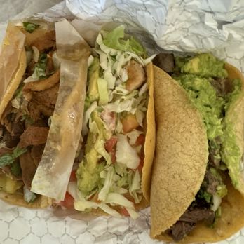 The Taco Stand - 3 tacos ; Al Pastor Taco, Carne Asada Taco, Grilled Pescado Taco - Food Stands Near Me - La Jolla, California The Taco Stand - 3 tacos ; Al Pastor Taco, Carne Asada Taco, Grilled Pescado Taco - Food Stands Near Me - La Jolla, California