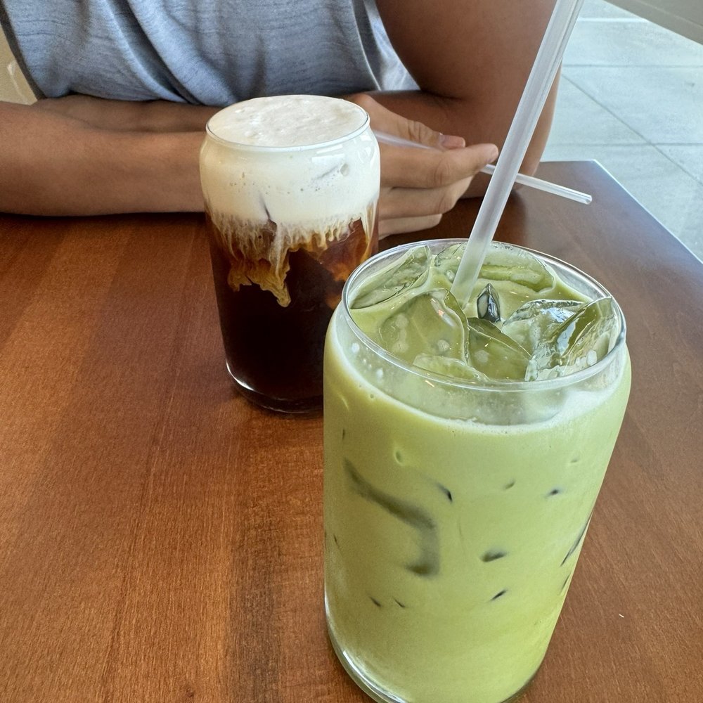 Coffee & π - Matcha latte and Iced coffee latte. - Coffee & Tea Near Me - Westborough, Massachusetts Coffee & π - Matcha latte and Iced coffee latte. - Coffee & Tea Near Me - Westborough, Massachusetts