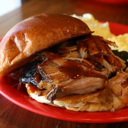 Satchel's BBQ Catering - Pulled pork sandwich..a BBQ classic
