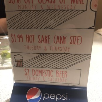 Osaka Japanese Cuisine - Daily drink specials. - Japanese Near Me - Salisbury, North Carolina Osaka Japanese Cuisine - Daily drink specials. - Japanese Near Me - Salisbury, North Carolina