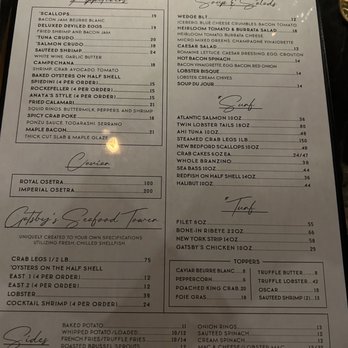 Gatsby’s Prime Seafood - Dinner menu - Seafood Near Me - Houston, Texas Gatsby’s Prime Seafood - Dinner menu - Seafood Near Me - Houston, Texas