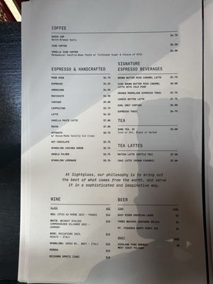 Menu photo 3 Sightglass Coffee Los Angeles, CA Menu photo 3 Sightglass Coffee Los Angeles, CA