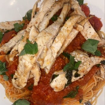 Rustico - Tomato Garlic Angel Hair with chicken - Italian Near Me - Murrieta, California Rustico - Tomato Garlic Angel Hair with chicken - Italian Near Me - Murrieta, California