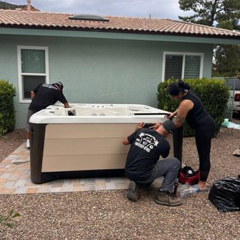 A&J SPA PROS - Installation of the delivery location - Movers Near Me A&J SPA PROS - Installation of the delivery location - Movers Near Me