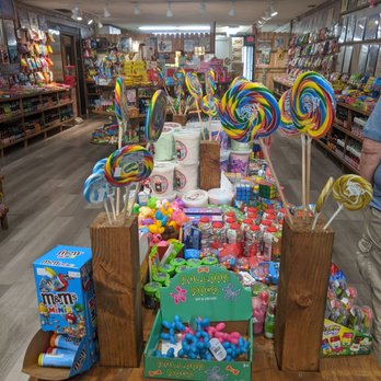 Rocket Fizz - lollipops, candy, and other toys on display in a store - Candy Stores Near Me - Visalia, California Rocket Fizz - lollipops, candy, and other toys on display in a store - Candy Stores Near Me - Visalia, California
