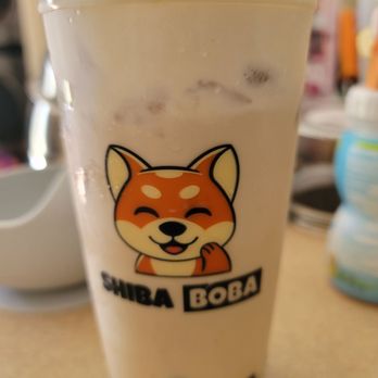 Shiba Boba - Coffee earl Grey milk tea with boba and milk foam - Bubble Tea Near Me - Thornton, Colorado