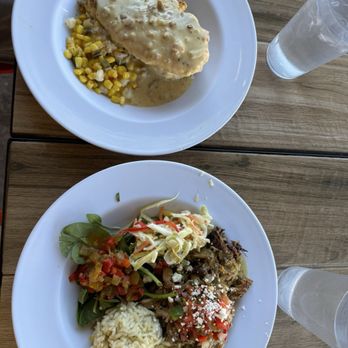 Rocking V Cafe - Cowboy chicken and el verde bowl - New American Near Me - Kanab, Utah Rocking V Cafe - Cowboy chicken and el verde bowl - New American Near Me - Kanab, Utah