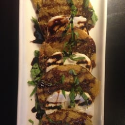Fried Green Tomato Caprese Salad