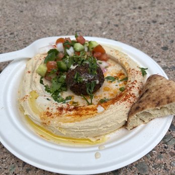 Taste of Mountain View - Oren's hummus - hummus, pita, falafel, & tomato/cucumber/onion salsa - Festivals Near Me - Mountain View, California Taste of Mountain View - Oren's hummus - hummus, pita, falafel, & tomato/cucumber/onion salsa - Festivals Near Me - Mountain View, California