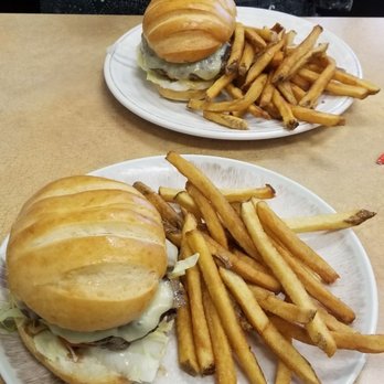 Gershys Cafe & Pastry - Classic burger and shroom burger. - Breakfast & Brunch Near Me - Clearwater, Florida