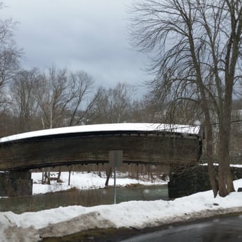 Humpback Covered Bridge - Side view when you approach from the main road. - Landmarks & Historical Buildings Near Me - Covington, Virginia