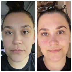 Luna Y Soul Beauty - Before and after eyelash lift/tint and eyebrow lamination/tint and shaping