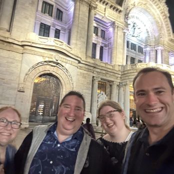 Palacio de Bellas Artes - Night Selfie outside. 10/11/2025 - Art Museums Near Me - Cuidad de México, DIF