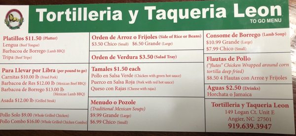 Tortilleria Y Taqueria Leon by null