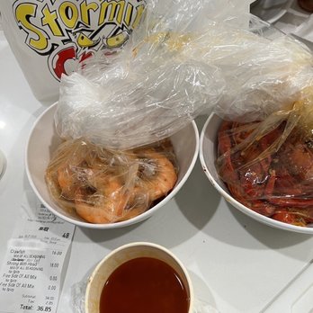 Storming Crab - Crawfish and Shrimp, sauce was full of oil yuck! - Seafood Near Me - Henderson, Nevada