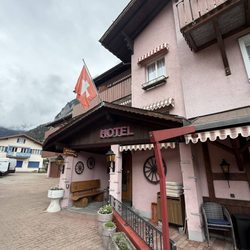 Hotel front area.