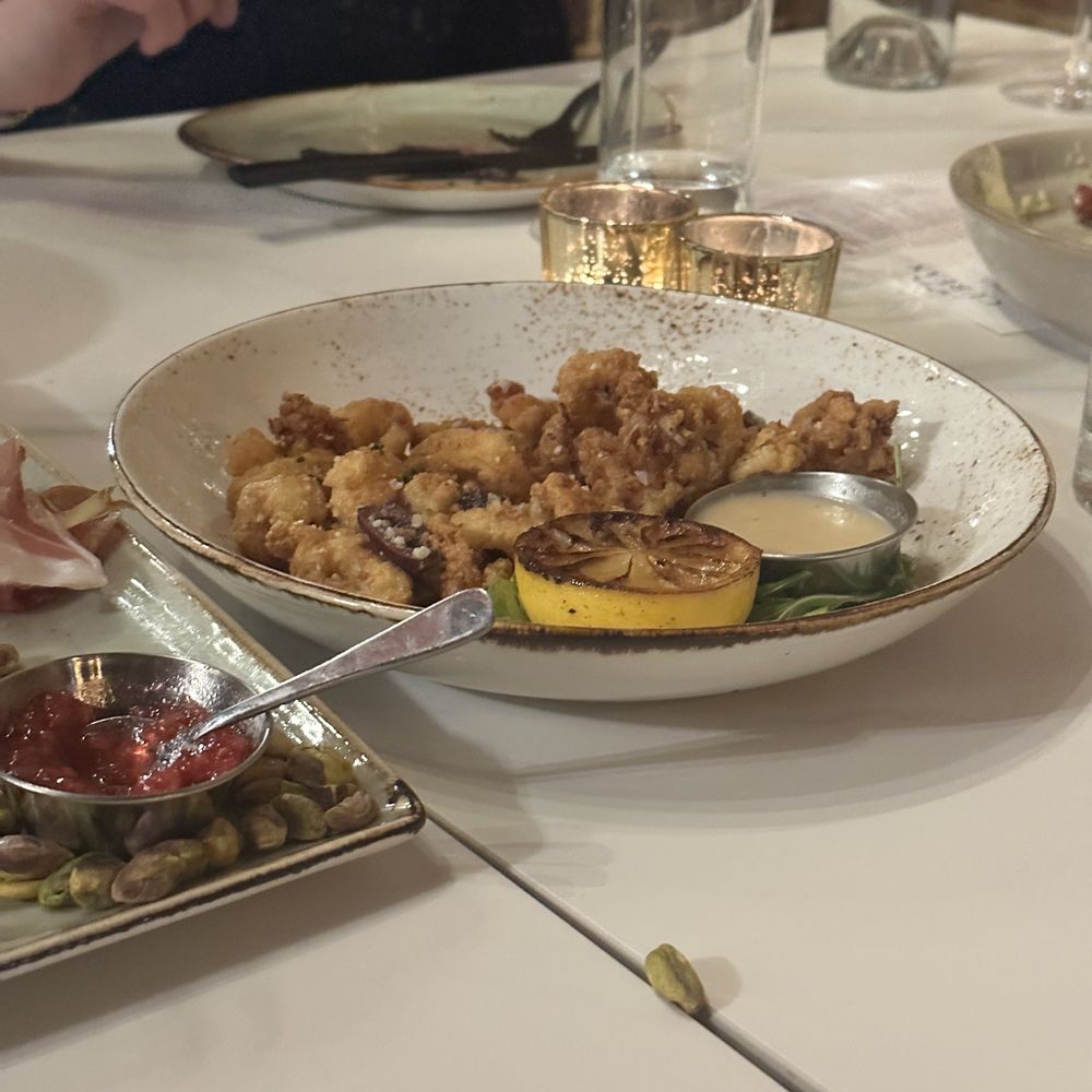 Curean - Calamari 9/10 it was salt and pepper to perfection. - Mediterranean Near Me - Greenville, South Carolina Curean - Calamari 9/10 it was salt and pepper to perfection. - Mediterranean Near Me - Greenville, South Carolina