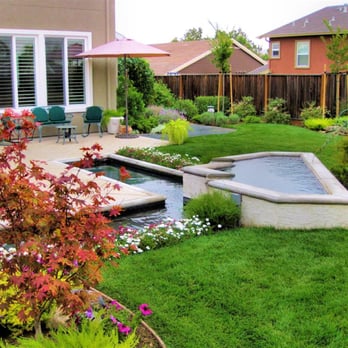 Land Plan - a backyard with a water feature - Landscaping Near Me - Pleasanton, California Land Plan - a backyard with a water feature - Landscaping Near Me - Pleasanton, California