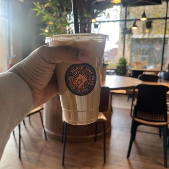 Black Lion Cafe - Iced caramel macchiato - Cafes Near Me - Silver Spring, Maryland
