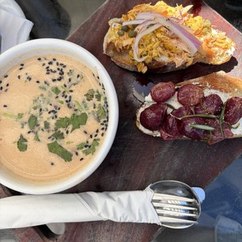 Shuga's - 2 Bruschetta & Cup of Soup Combo - Sandwiches Near Me - Colorado Springs, Colorado Shuga's - 2 Bruschetta & Cup of Soup Combo - Sandwiches Near Me - Colorado Springs, Colorado