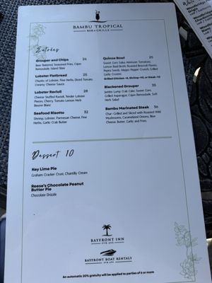 Menu photo 1 Bambu Tropical Bar and Grille Naples, FL Menu photo 1 Bambu Tropical Bar and Grille Naples, FL