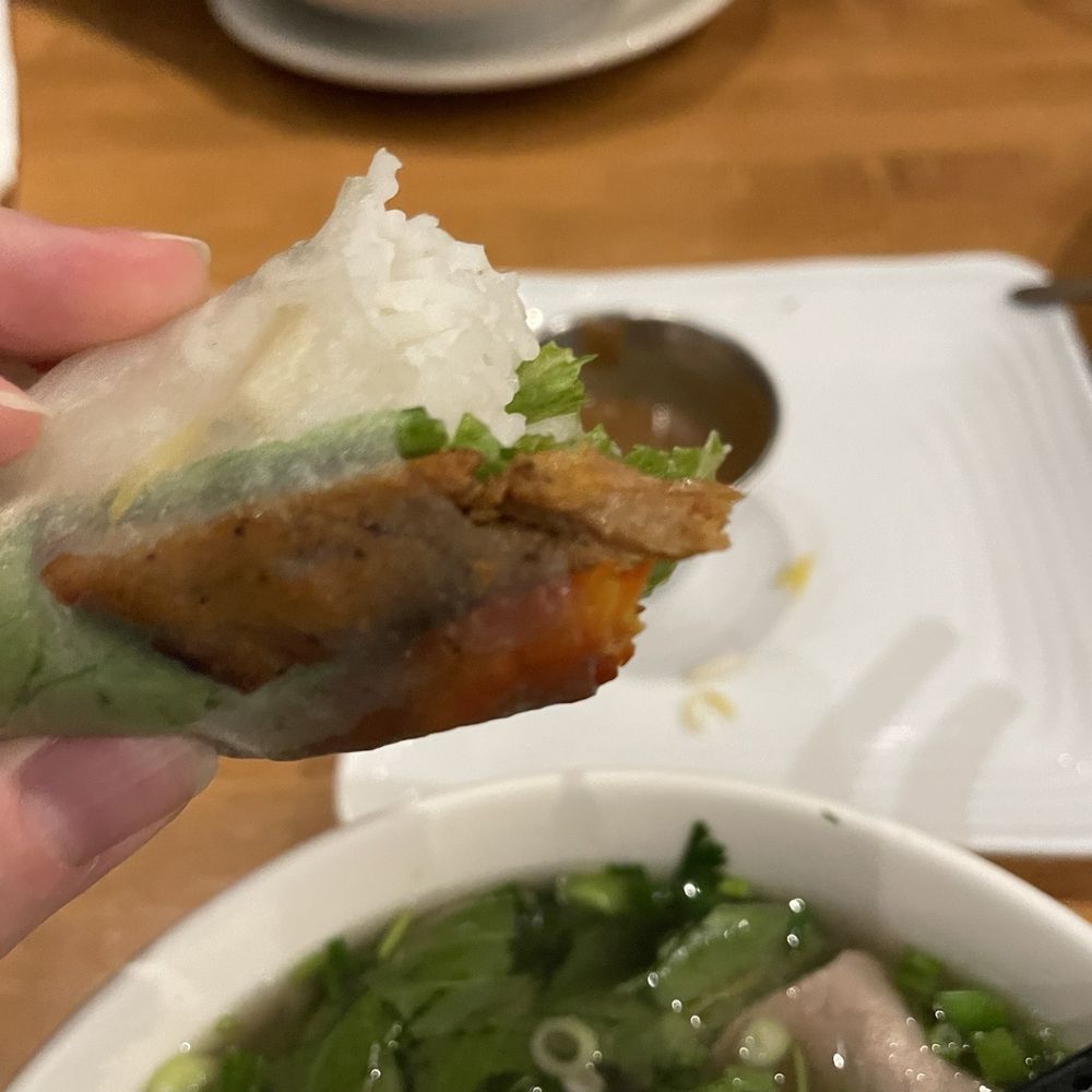 Basil Leaf Vietnamese Restaurant - 2 Spring Rolls - marinated pork - Vietnamese Near Me - Albuquerque, New Mexico