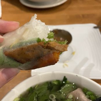 Basil Leaf Vietnamese Restaurant - 2 Spring Rolls - marinated pork - Vietnamese Near Me - Albuquerque, New Mexico